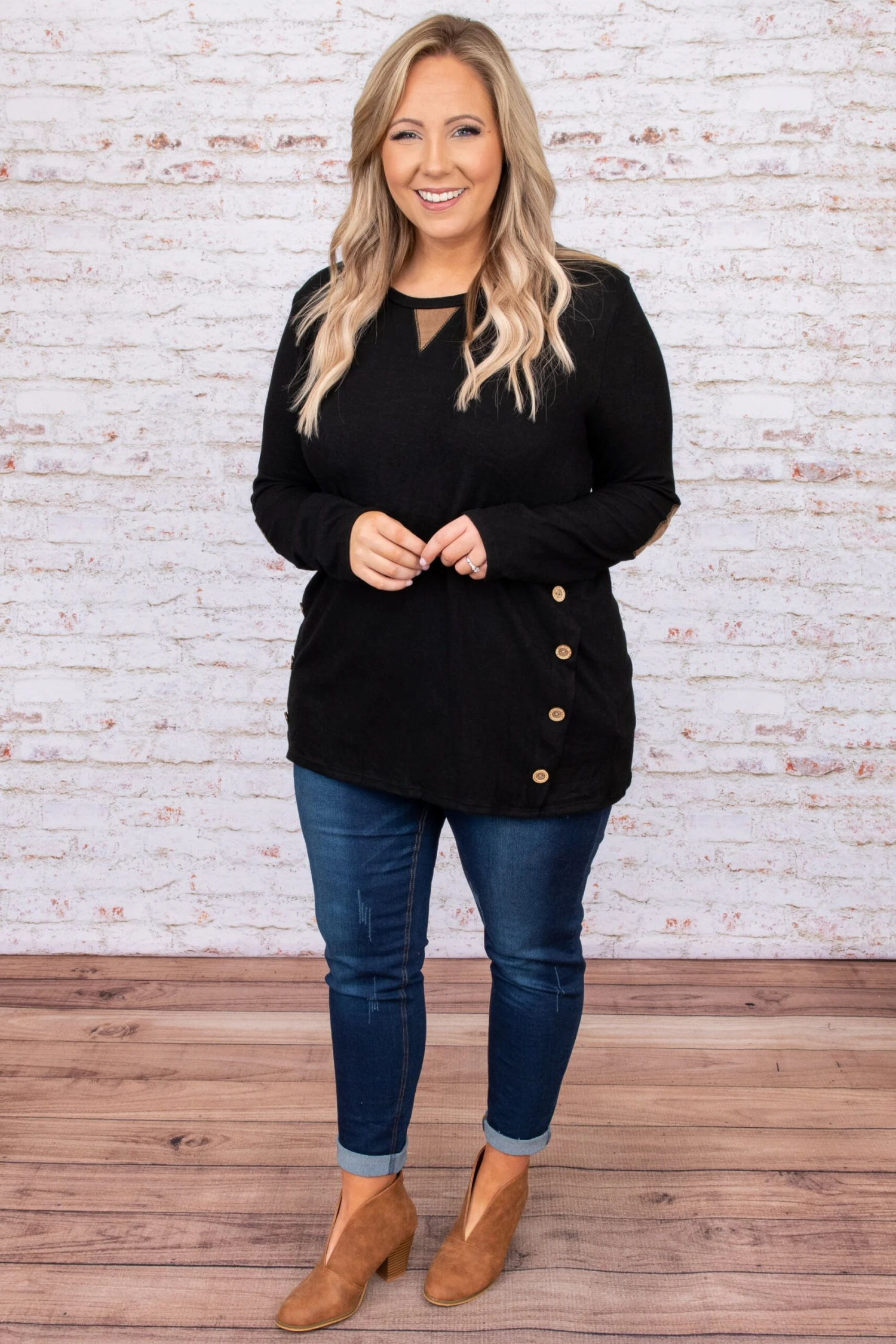 Leaning On You Top, Black 4 Leaning On You Top, Black - Image 2