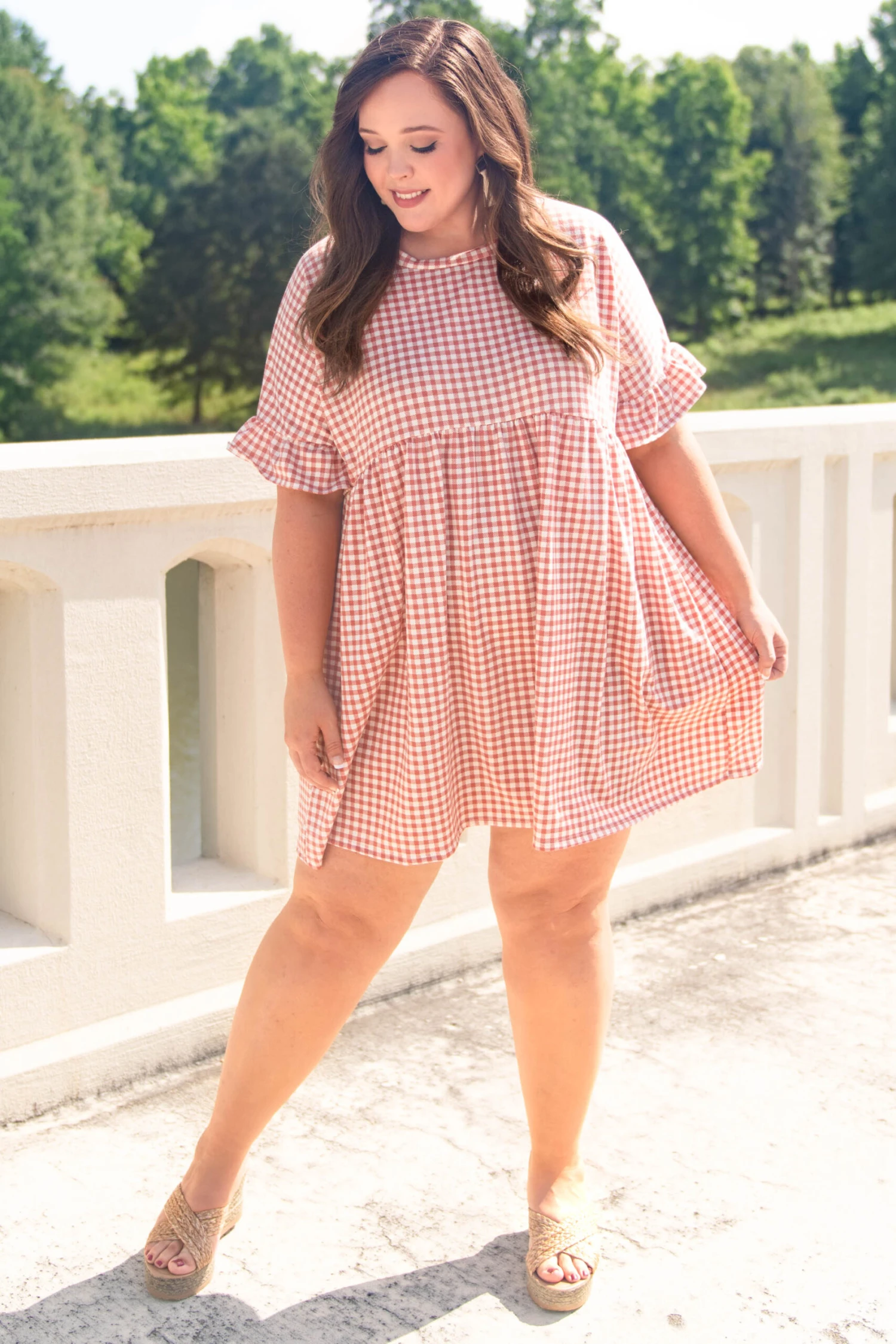 Spring Picnic Dress, Mauve 4 Spring Picnic Dress, Mauve - Image 2