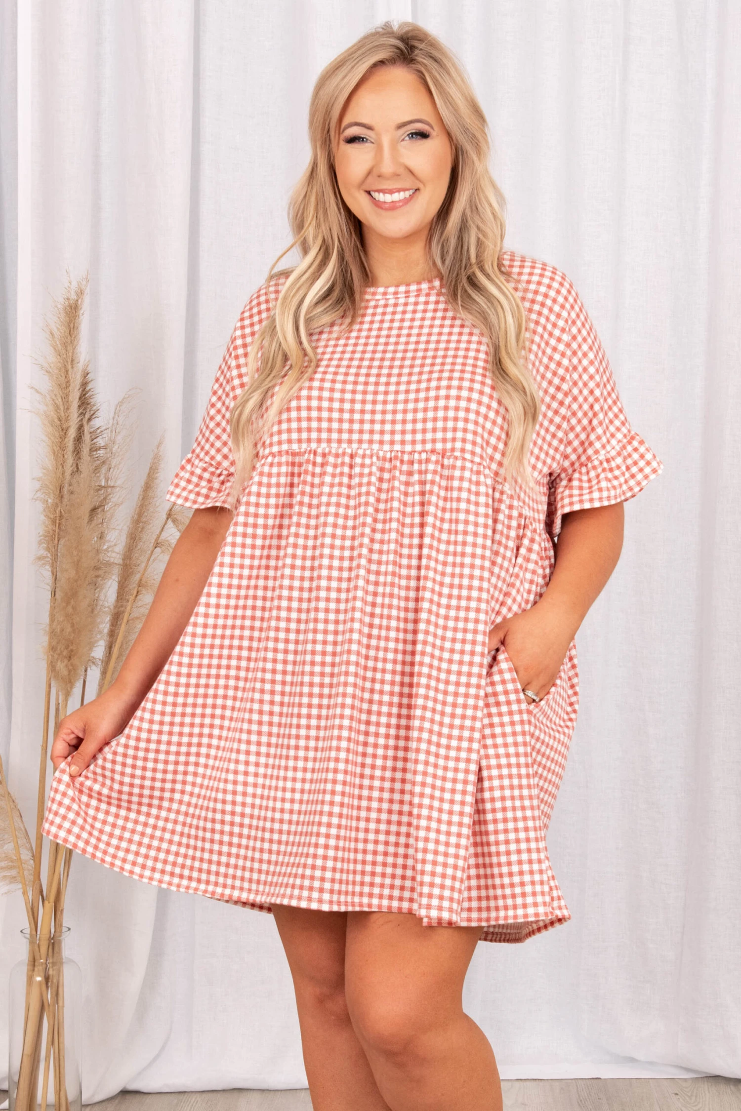 Spring Picnic Dress, Mauve 3 Spring Picnic Dress, Mauve