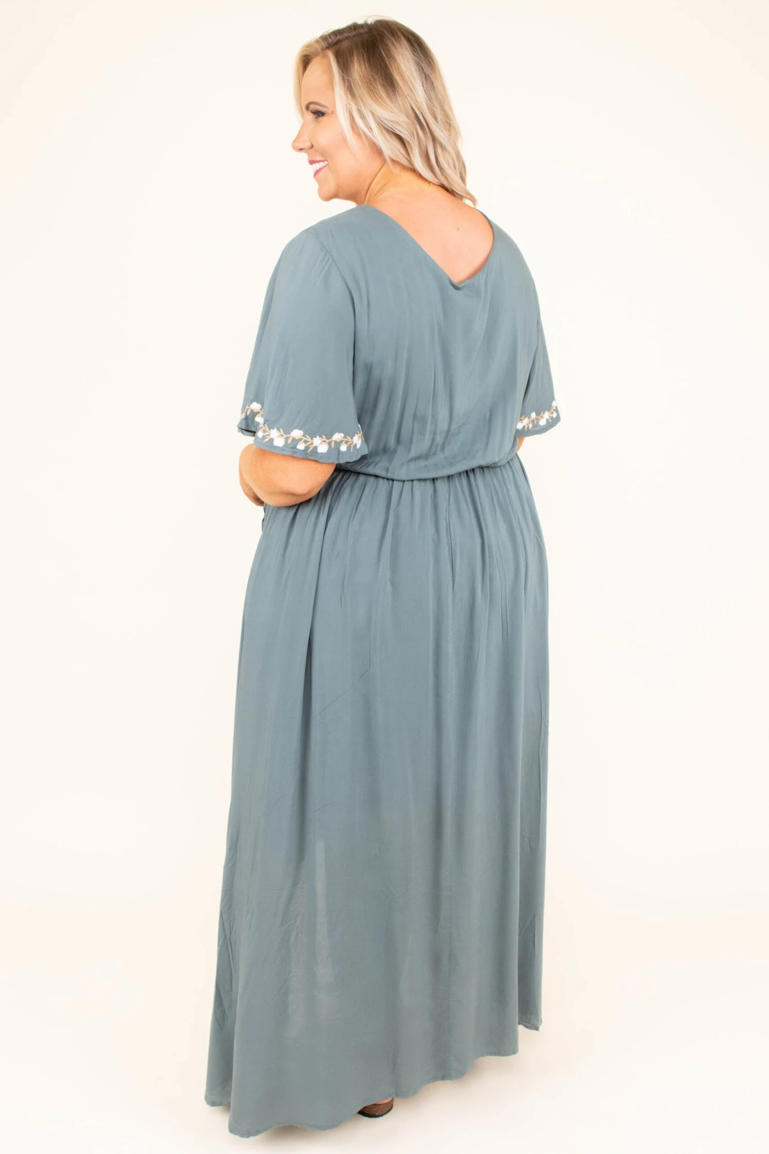 Born To Be Free Dress, Green 6 Born To Be Free Dress, Green - Image 4