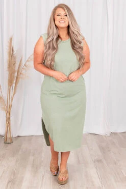 Popular Places Dress, Sage -Chic Soul Store DSC 9353 97cd1e9c caa7 447d ae7d d1172927516f