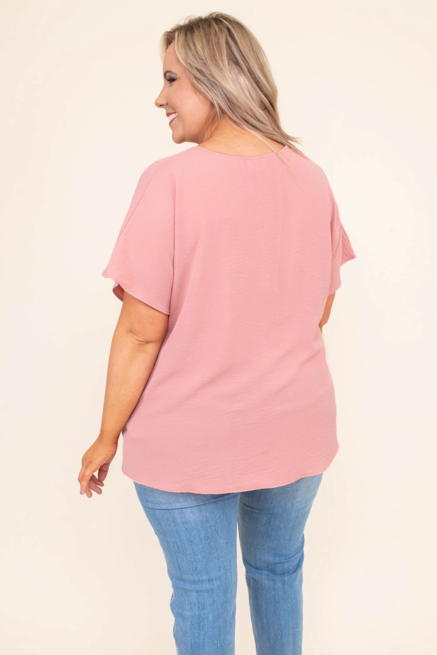 Hiding My Heart Blouse, Mauve 7 Hiding My Heart Blouse, Mauve - Image 5