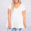 Once A Day Tunic, Off White 2 Once A Day Tunic, Off White -Chic Soul Store DSC 9685