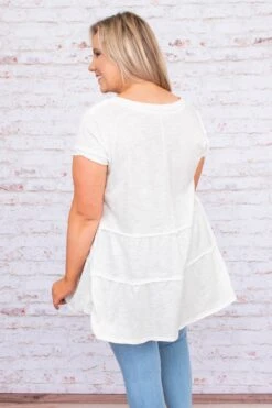 Once A Day Tunic, Off White -Chic Soul Store DSC 9686
