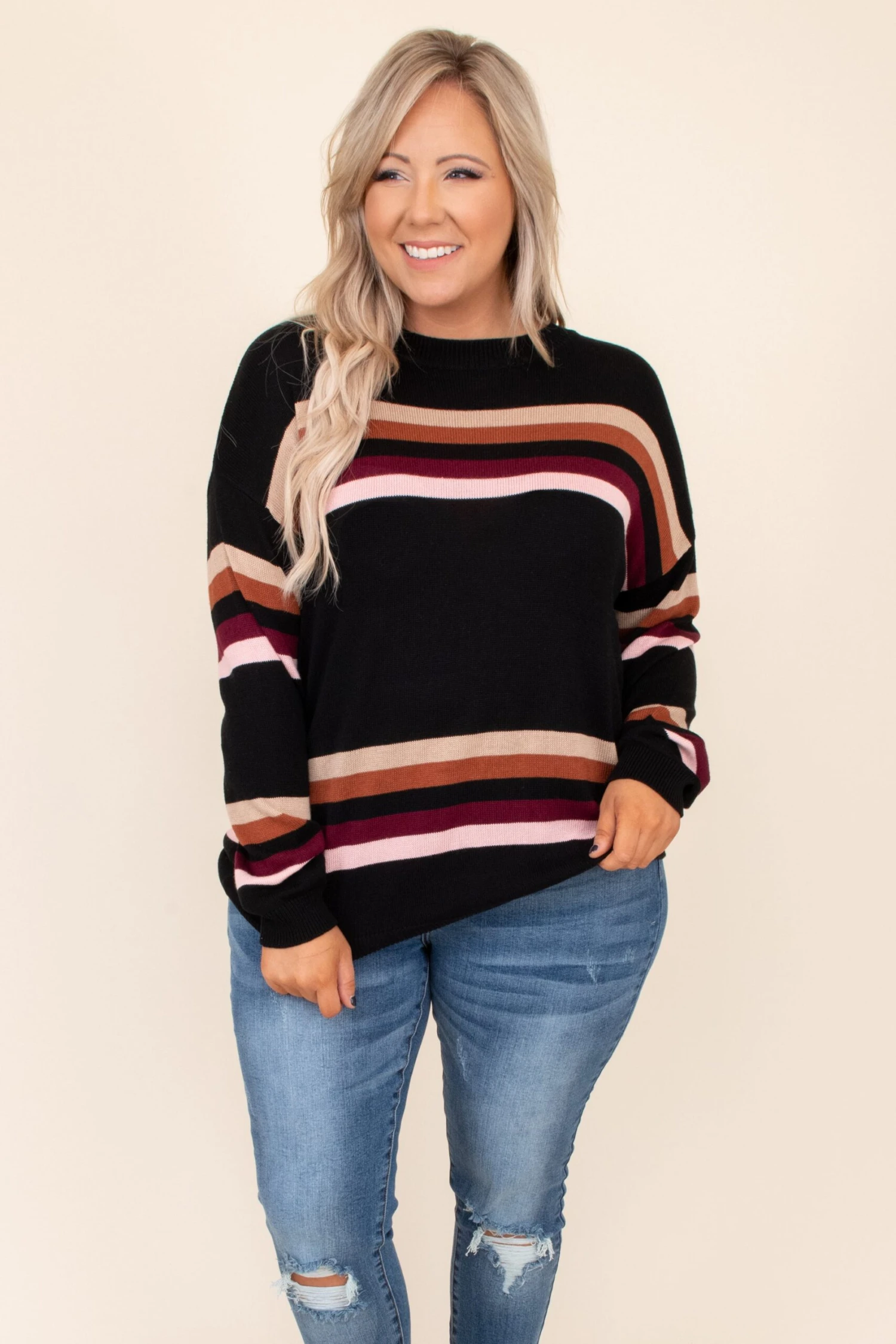 Bold Attitude Sweater, Black 3 Bold Attitude Sweater, Black