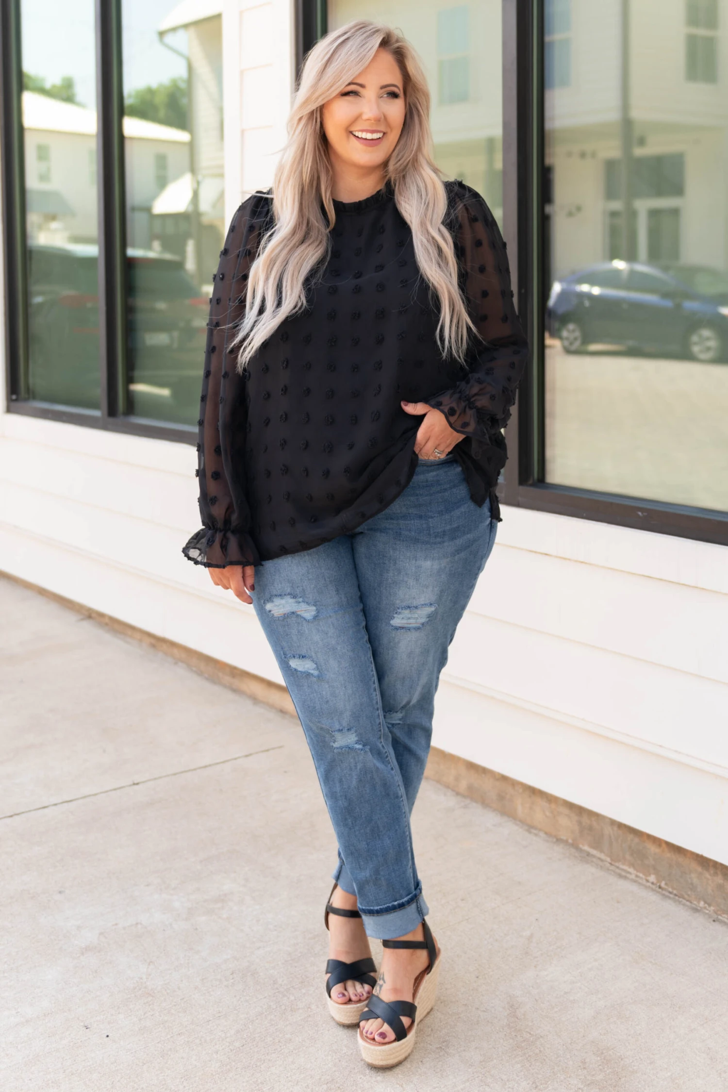 Favorite Sounds Top, Black 4 Favorite Sounds Top, Black - Image 2