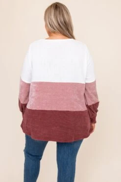 Remarkable Talents Sweater, Ivory-Mauve -Chic Soul Store DSC 9912 a1d680ba f226 4c7f 9a54 ccc081186120