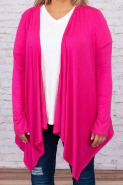 Flirting With Brunch Cardigan, Fuchsia -Chic Soul Store DSC 9939 eac5eb67 4338 4a06 aa75 cae5f1f7c960