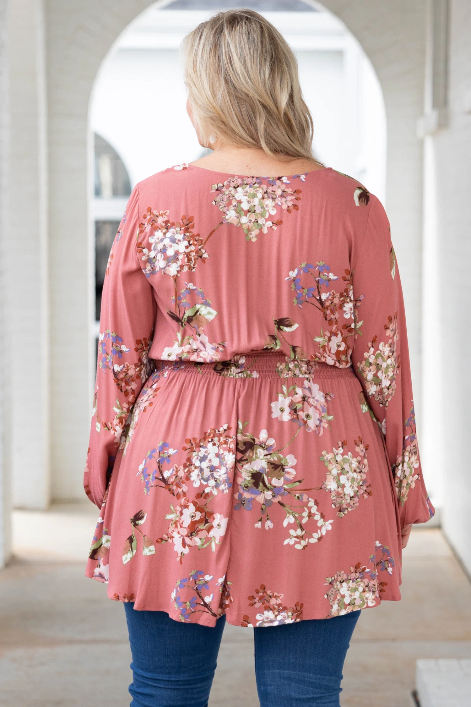 Dainty Petals Top, Terracotta 7 Dainty Petals Top, Terracotta - Image 5