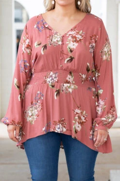 Dainty Petals Top, Terracotta 11 Dainty Petals Top, Terracotta -Chic Soul Store DaintyPetalsTop Terracotta 4766