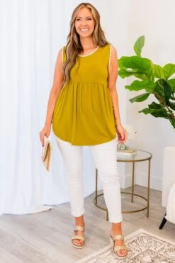 Dancing Through Gardens Top, Olive Mustard 11 Dancing Through Gardens Top, Olive Mustard -Chic Soul Store DancingThroughGardensTop OliveMustard 6