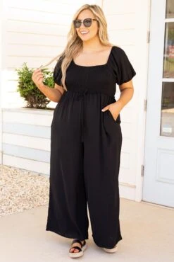 Dancing Under The Stars Jumpsuit, Black 10 Dancing Under The Stars Jumpsuit, Black -Chic Soul Store DancingUnderTheStarsJumpsuit Black 9729