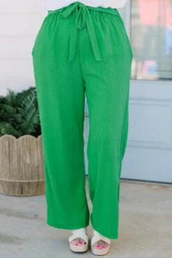 Dancing With Myself Pants, Green -Chic Soul Store DancingWithMyselfPants Green 3