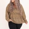 Daring In This Top, Brown -Chic Soul Store DaringInThisTop Brown 0312