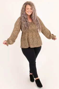 Daring In This Top, Brown 10 Daring In This Top, Brown -Chic Soul Store DaringInThisTop Brown 0313