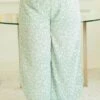 Daring Leopard Pants, Mint 1 Daring Leopard Pants, Mint -Chic Soul Store DaringLeopardPants Mint 2