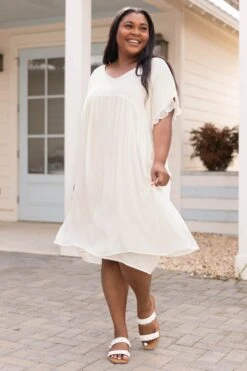 Darling Darla Dress, Ivory -Chic Soul Store DarlingDarlaDress Ivory 7820