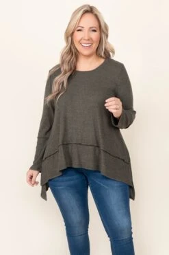Darling Daydreams Sweater, Olive