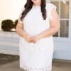 Date Out Dress, Ivory -Chic Soul Store DateOutDress Ivory