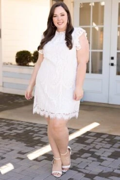 Date Out Dress, Ivory -Chic Soul Store DateOutDress Ivory 3