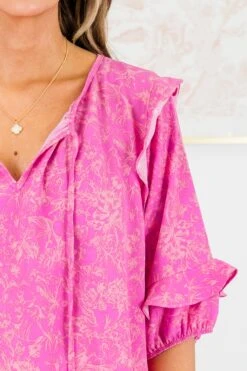 Dawn Of My Heart Top, Magenta -Chic Soul Store DawnOfMyHeartTop Magenta 2 2