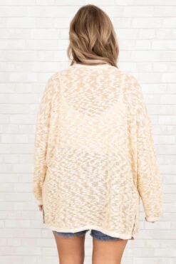 Days Spent Dreaming Cardigan, Mustard -Chic Soul Store DaysSpentDreamingCardigan Mustard 9933