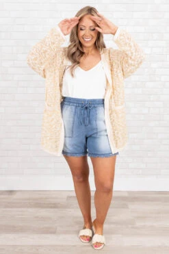 Days Spent Dreaming Cardigan, Mustard -Chic Soul Store DaysSpentDreamingCardigan Mustard 9937