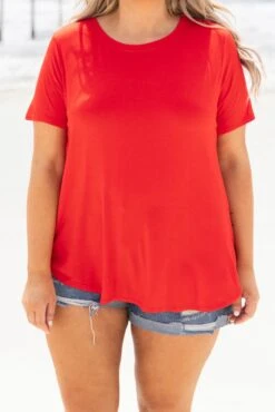 Decide My Fate Top, Tomato 11 Decide My Fate Top, Tomato -Chic Soul Store DecideMyFateTop Tomato 0469