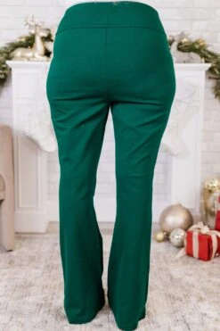 Deep Dive Flare Pants, Hunter Green -Chic Soul Store DeepDiveFlarePants HunterGreen