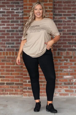 Definition Of Autumn Tee, Tan 9 Definition Of Autumn Tee, Tan -Chic Soul Store DefinitionOfAutumnTee Tan 3