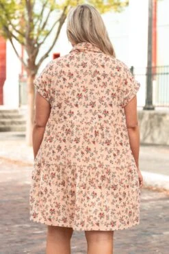 Delicate Dreams Dress, Soft Beige -Chic Soul Store DelicateDreamsDress SoftBeige 1073