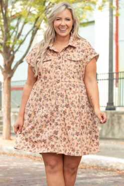 Delicate Dreams Dress, Soft Beige