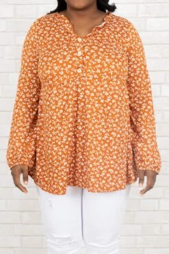 Delightful Memories Top, Rust 11 Delightful Memories Top, Rust -Chic Soul Store DelightfulMemoriesTop Rust 0018