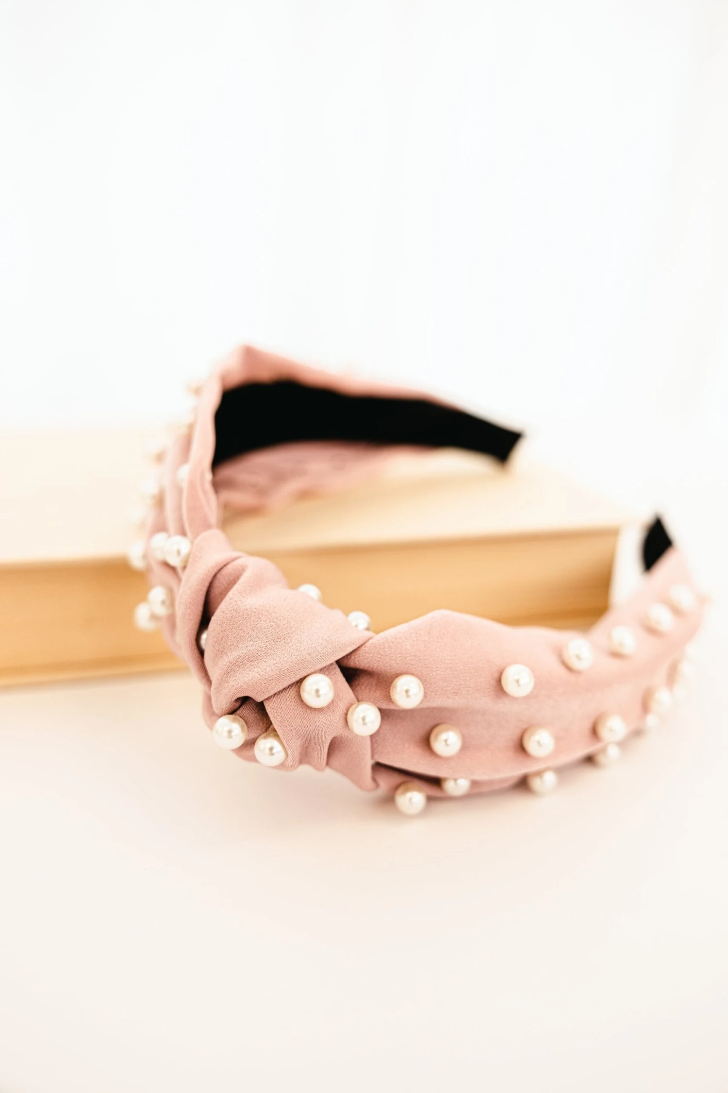 Diamonds And Pearls Headband, Pink 3 Diamonds And Pearls Headband, Pink