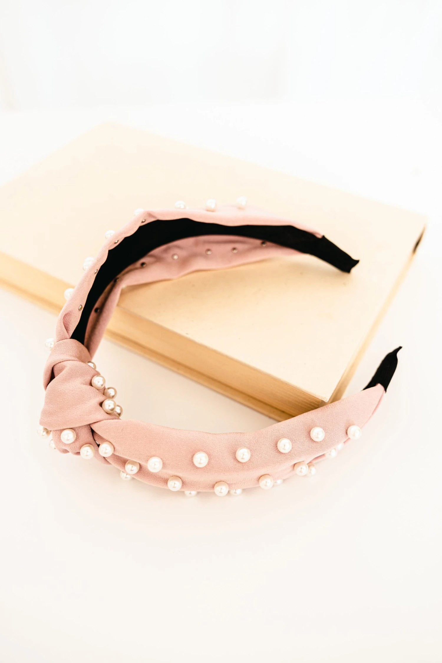 Diamonds And Pearls Headband, Pink 4 Diamonds And Pearls Headband, Pink - Image 2