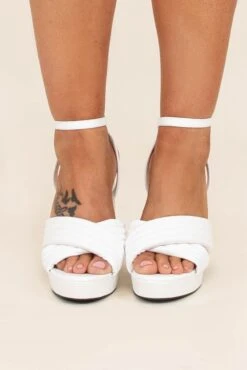 Diva Status Heels, White 10 Diva Status Heels, White -Chic Soul Store DivaStatusHeels White 3