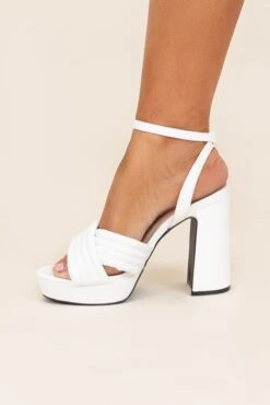 Diva Status Heels, White 11 Diva Status Heels, White -Chic Soul Store DivaStatusHeels White 4