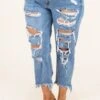 Do It Girlfriend Jeans, Medium Wash 2 Do It Girlfriend Jeans, Medium Wash -Chic Soul Store DoItGirlfriendJeans MediumWash 8404