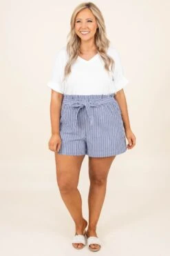 Dollish Me Shorts, Denim -Chic Soul Store DollishMeShorts Denim 9466