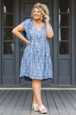 Don't Even Bother Dress, Blue -Chic Soul Store Don tEvenBotherDress Blue 5