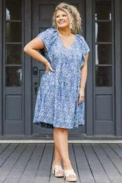 Don't Even Bother Dress, Blue -Chic Soul Store Don tEvenBotherDress Blue 6