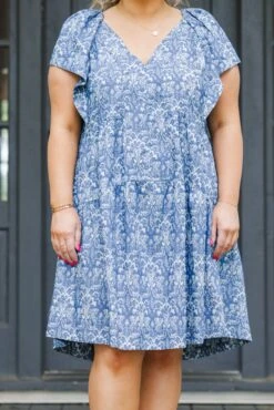 Don't Even Bother Dress, Blue -Chic Soul Store Don tEvenBotherDress Blue 7
