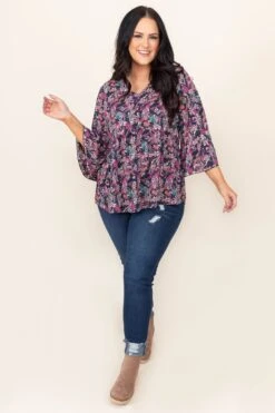 Don't Fade Top, Navy 10 Don't Fade Top, Navy -Chic Soul Store Don tFadeTop Navy 3