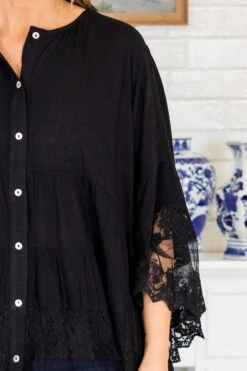 Don't Fail Me Now Blouse, Black -Chic Soul Store Don tFailMeNowBlouse Black 4