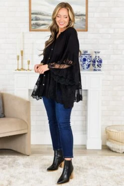 Don't Fail Me Now Blouse, Black -Chic Soul Store Don tFailMeNowBlouse Black 7