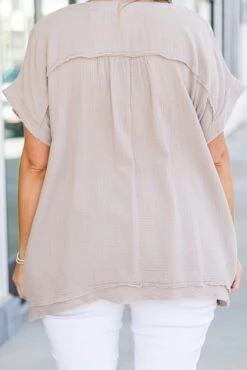 Don't Keep Me Away Top, Ash Mocha -Chic Soul Store Don tKeepMeAwayTop AshMocha 2