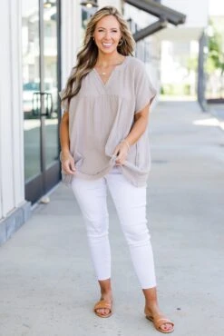 Don't Keep Me Away Top, Ash Mocha -Chic Soul Store Don tKeepMeAwayTop AshMocha 4