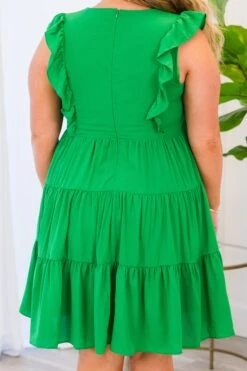 Don't Leave Me Hangin' Dress, Kelly Green 15 Don't Leave Me Hangin' Dress, Kelly Green -Chic Soul Store Don tLeaveMeHangin Dress KellyGreen 1
