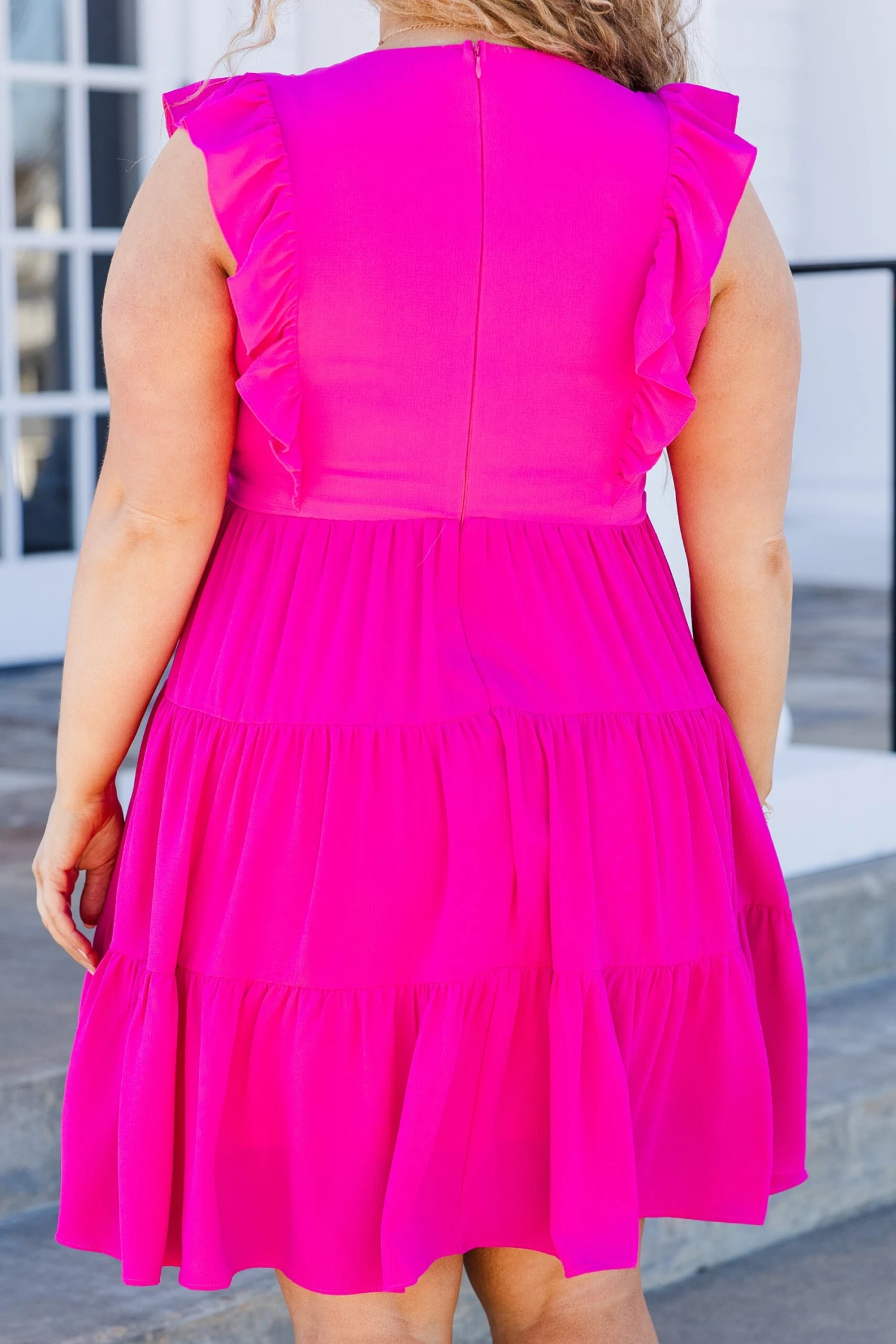 Don't Leave Me Hangin' Dress, Magenta Pink 8 Don't Leave Me Hangin' Dress, Magenta Pink - Image 6