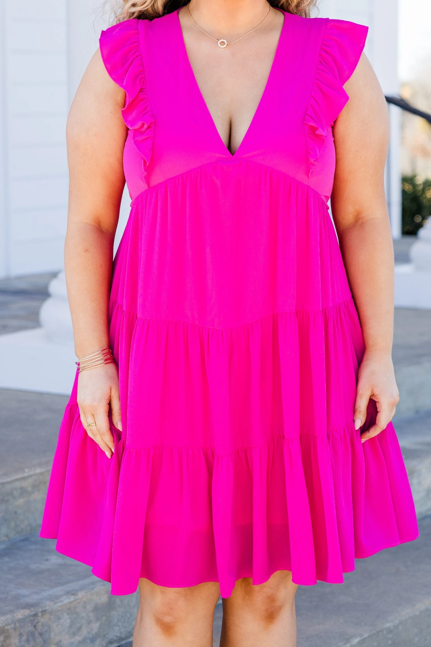 Don't Leave Me Hangin' Dress, Magenta Pink 7 Don't Leave Me Hangin' Dress, Magenta Pink - Image 5